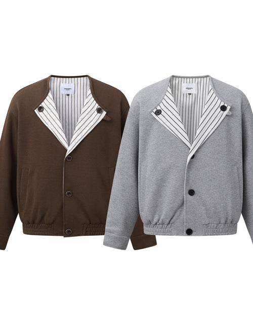 Load image into Gallery viewer, Loose Shoulder Jacket Long Sleeve Oversized Coat No Collar Design Outerwear
