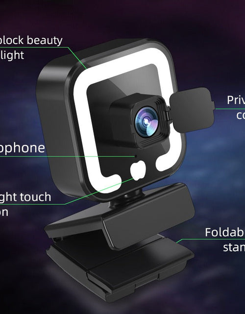 Load image into Gallery viewer, 4k beauty autofocus 1080p computer camera high-definition network USB live streaming webcam2k
