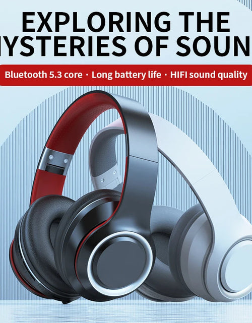 Load image into Gallery viewer, DR90 Wireless Headphones Headwear Creative Heavy Bass Effect Ultra Long Endurance Earphones
