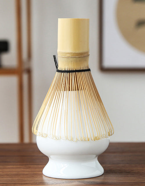 Load image into Gallery viewer, Tea Brush Matcha Brush Hyakumonari Tea Brush Stand Combination Song Dynasty Tea Ordering and Tea Playing Tools Set Japanese Gift Box
