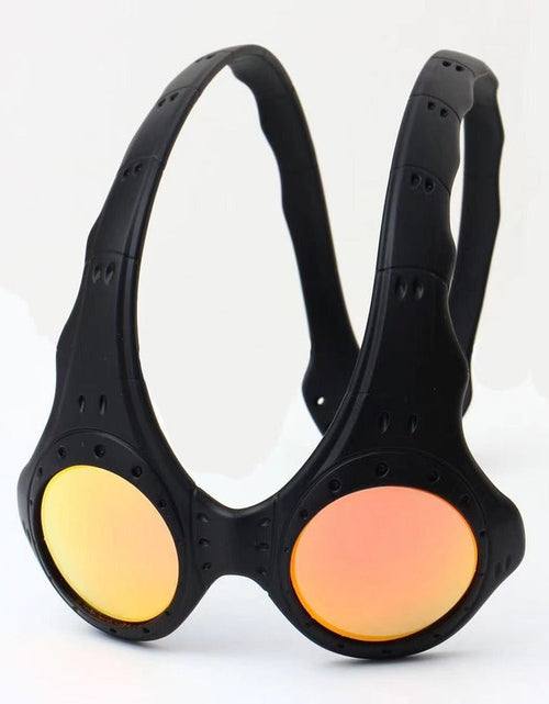 Load image into Gallery viewer, Unisex Over - The - Top Sunglasses. Ideal for outdoor cycling and sports. Fashionable retro - style metal - framed glasses.
