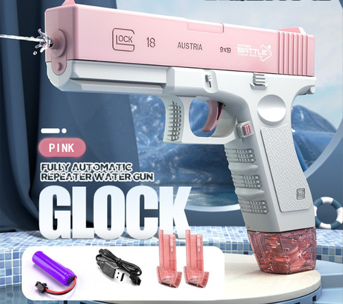 Load image into Gallery viewer, Summer New Children Water Gun Fully Automatic Continuous Electric Water Gun Glock Boy Water Playing Toys
