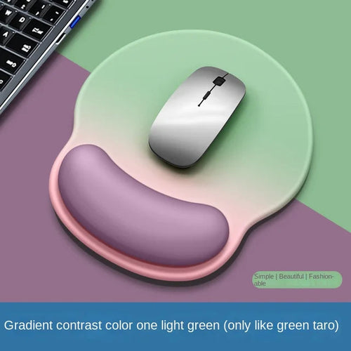 Load image into Gallery viewer, Gradient Mouse Pad Wrist Guard with Logo Female Wrist Guard Mouse Pad Wrist Support Computer Silicone Mouse Pad Wholesale
