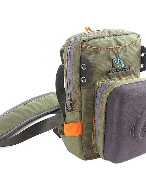 Load image into Gallery viewer, Multi-functional Fly Fishing Tackle Bag with Multiple Pockets, Unisex Chest Pack, Shoulder Fishing Bag
