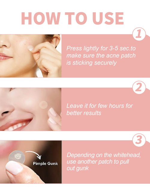 Load image into Gallery viewer, Acne Patch, Repair Acne Pimple Facial Redness Clean Pores Moisturize Skin Patch
