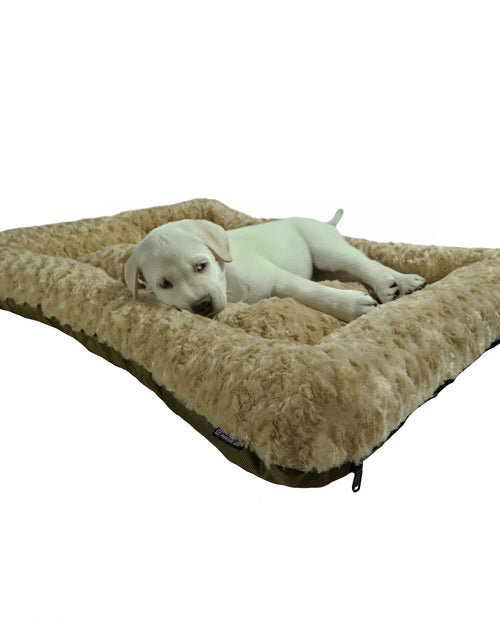 Load image into Gallery viewer, Dog Bed - Rectangle Bolstered Furvana™ 'Cloud'
