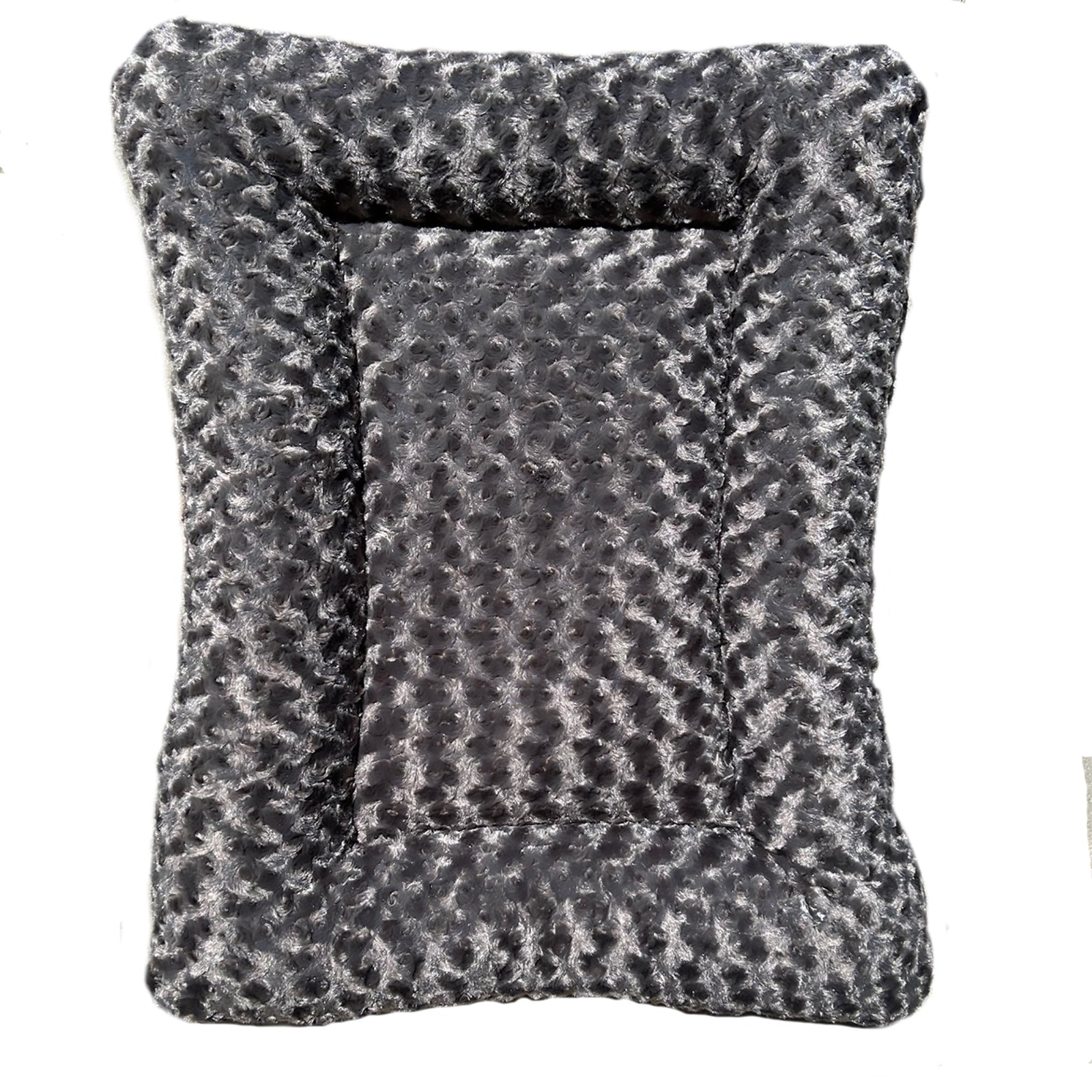 Dog Bed - Rectangle Bolstered Furvana™ 'Cloud'
