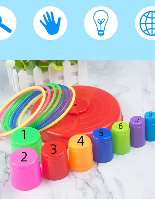 Load image into Gallery viewer, Creative Stacking Music Set Circle Toy Large Parent Child Throwing Ring Children's Stress Relieving Toy

