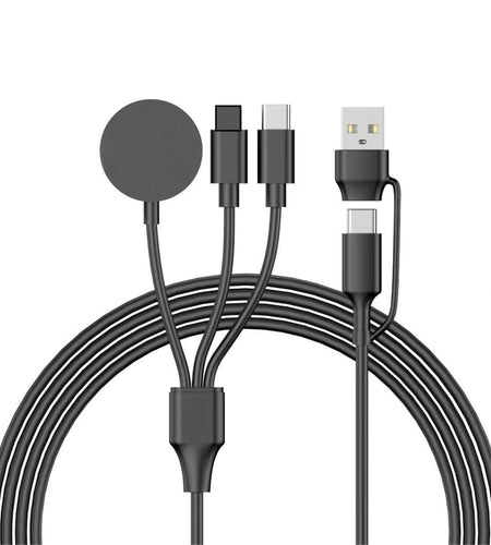 Adapter 3-in-1 watch wireless charging 1-to-3 phone charging cable data cable