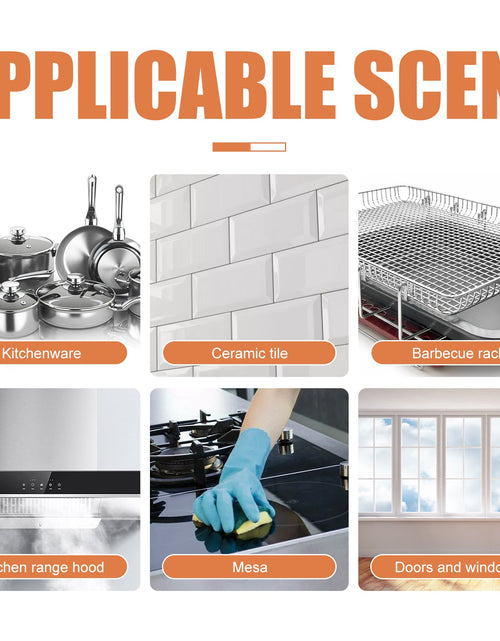 Load image into Gallery viewer, Multi-Purpose Kitchen Cleaner, Kitchen Stove Range Hood Stainless Steel Cooker Grease Cleaner
