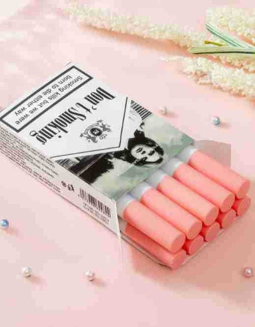 Load image into Gallery viewer, 10 PCS Lana Del Rey Lipstick Matte Non Stick Cup Lip Gloss Smoke Pipe Lip Gloss Set Velvet Liquid Lipstick European Makeup
