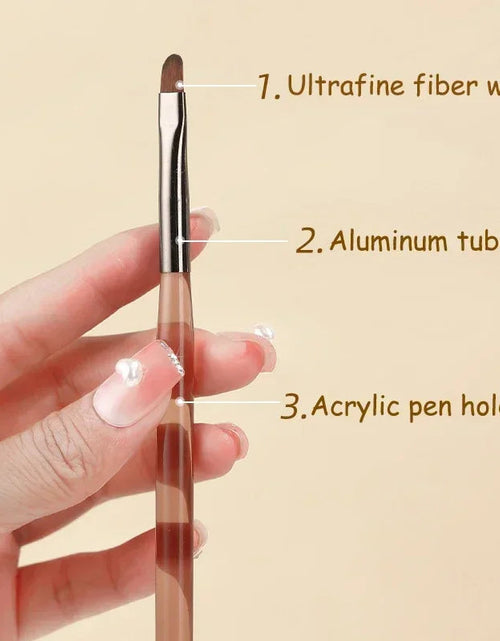 Load image into Gallery viewer, 9PCS UV Gel Nail Brush Liner DIY Painting Pen Manicure Acrylic Drawing Brush for Nail Art Design Nails Tip Display Painting Tool
