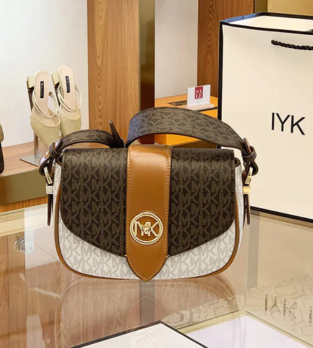 New Women's Leather Saddle Bag