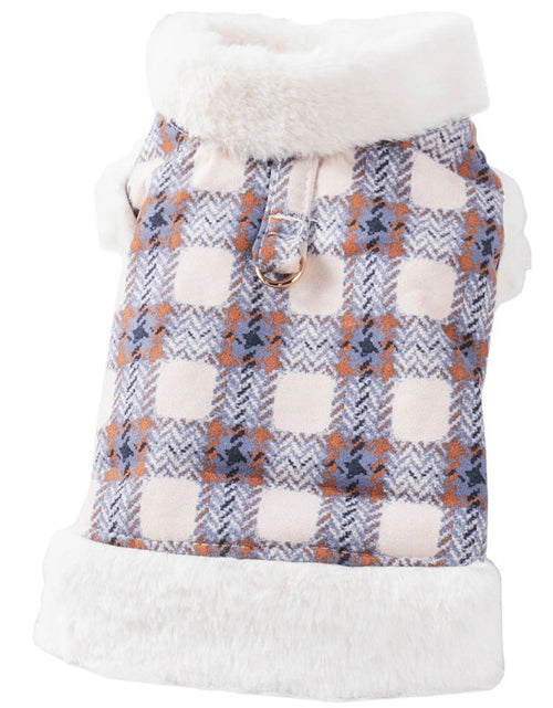 Load image into Gallery viewer, Dog clothing with warmth and plush that can be pulled vest teddy bear small dog cat pet clothing
