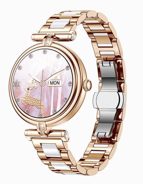 Load image into Gallery viewer, AK62 Smart Watch Women 1.09 Inch HD Screen Custom Watch Face Sports Fitness Tracker Bluetooth Call Lady Smartwatch 2024
