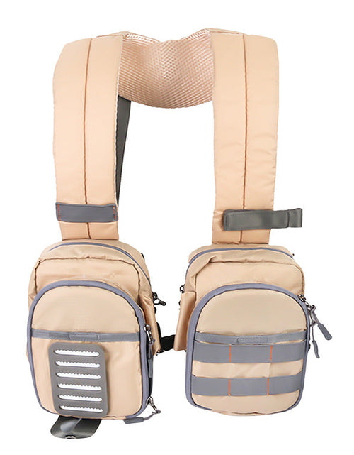 Load image into Gallery viewer, Multi-functional Fly Fishing Tackle Bag with Multiple Pockets, Unisex Chest Pack, Shoulder Fishing Bag
