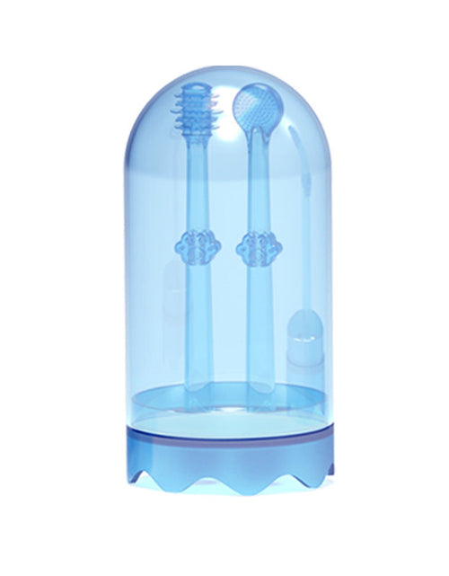 Load image into Gallery viewer, Baby Toothbrush Tongue Coating Baby Teeth Deciduous Teeth Silicone Newborn Early Brush
