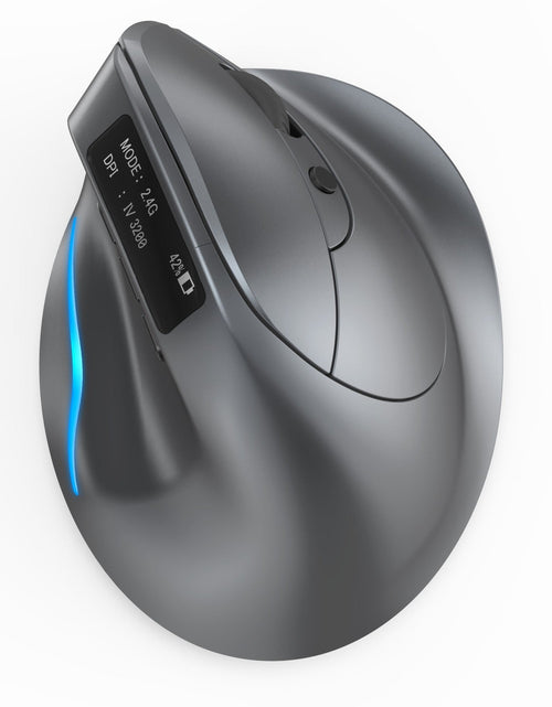 Load image into Gallery viewer, ZELOTES Master F-26C Display Bluetooth Wireless Charging Dual Mode Grip Vertical Anti Mouse Hand Mouse
