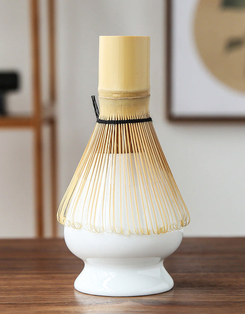 Load image into Gallery viewer, Tea Brush Matcha Brush Hyakumonari Tea Brush Stand Combination Song Dynasty Tea Ordering and Tea Playing Tools Set Japanese Gift Box
