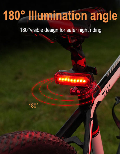 Load image into Gallery viewer, Bicycle taillight type-c night riding light mountain road bike outdoor riding warning light equipment
