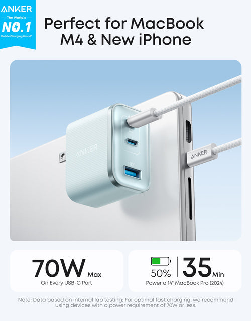 Load image into Gallery viewer, Anker Nano Charger (70W, 3 Ports)
