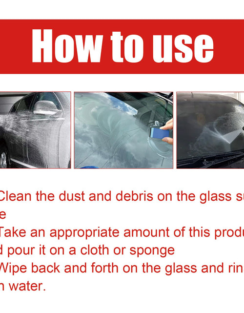 Load image into Gallery viewer, Concentrated Glass Oil Film Cleaner To Remove Oil And Rain Car Windshield Fog Cleaner
