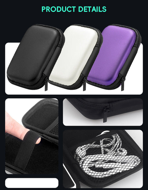 Load image into Gallery viewer, EVA hard shell bag suitable for R35S/R36S handheld game console protection bag video game console accessory storage bag
