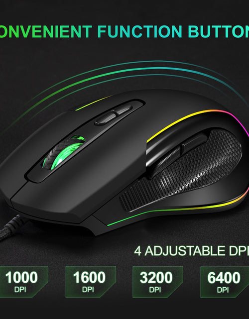 Load image into Gallery viewer, Wireless charging illuminated gaming mouse with anti sleep function automatic cursor movement to prevent computer screen lock
