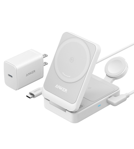 Anker MagGo Wireless Charging Station (Foldable 3-in-1)