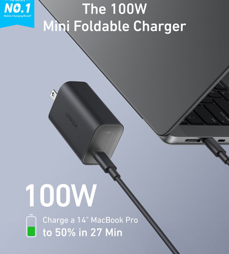 Anker Nano Charger (100W) with USB-C Cable