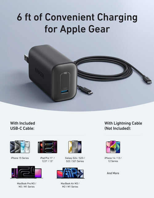 Load image into Gallery viewer, Anker Nano Charger (100W) with USB-C Cable
