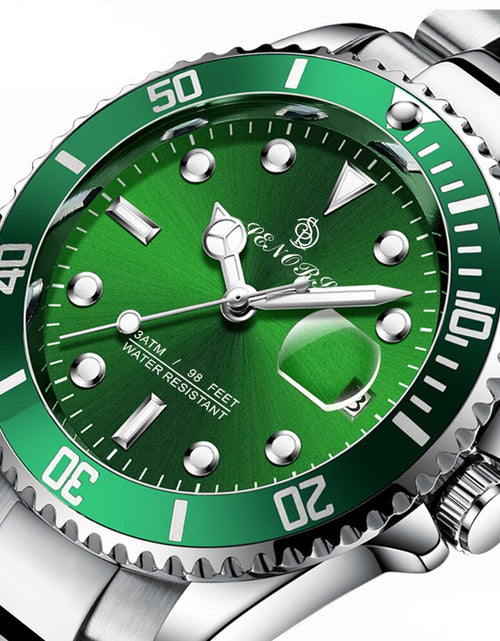 Load image into Gallery viewer, Brand Luxury Men Watches Automatic Black Watch Men Stainless Steel Waterproof Business Sport Mechanical Wristwatch Sub Mariner
