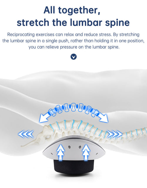 Load image into Gallery viewer, Waist Massager Lumbar Traction Inflatable Hot Compress Back Cervical Stretcher Massage Air Pressure Reduce Relief Pain

