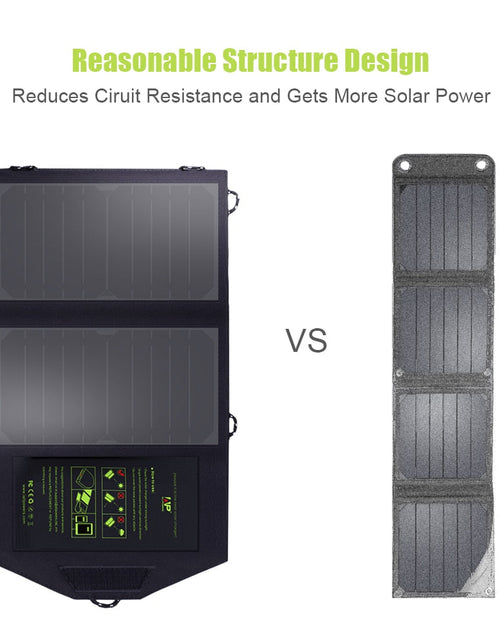 Load image into Gallery viewer, Solar Panel 10W 5V Solar Charger Portable Solar Battery Chargers Charging for Phone for Hiking etc. Outdoors.
