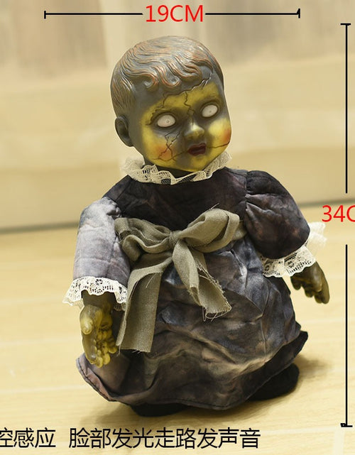 Load image into Gallery viewer, Halloween Decoration Walking Doll
