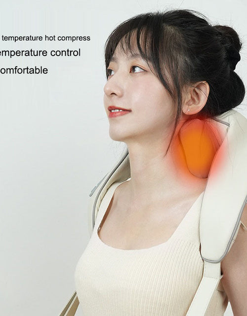 Load image into Gallery viewer, Shoulder and neck massage apparatus trapezius massager neck shoulder and neck neck protector hot compress knead shoulder and neck massage shawl
