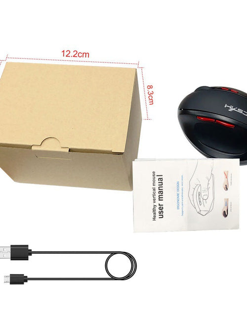 Load image into Gallery viewer, 2.4G wireless mouse rechargeable vertical mouse with 7 buttons ergonomic design
