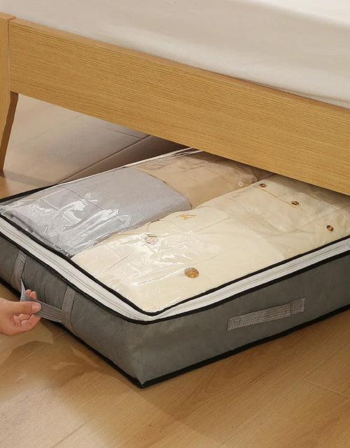 Load image into Gallery viewer, Under-Bed Storage Bag, 75L/40L - Portable Foldable Comforter &amp; Clothing Organizer, Large Capacity Dustproof Box
