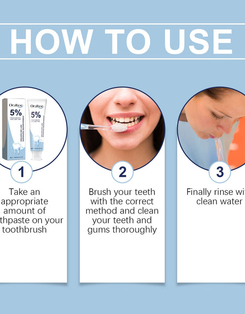 Load image into Gallery viewer, Oralhoe Repair Toothpaste Gently Cleans Teeth Repair Dental Hygiene Care Brightening And Stain Removing Mint Toothpaste
