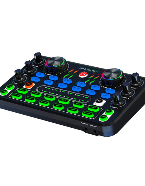 Load image into Gallery viewer, HD X60 Sound Card English Version Professional Audio Mixer for Karaoke Broadcast KTV Singing Live Sound Mixer

