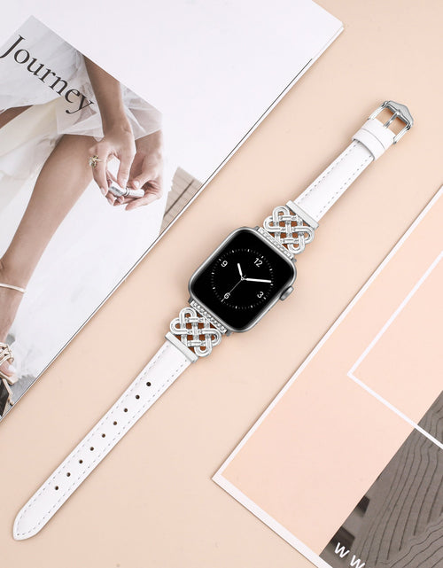 Load image into Gallery viewer, Strap Compatible with Apple Watch Band iWatch S10/SE98765 Metal Ultra-thin Watch Band
