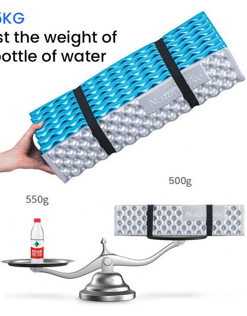 Load image into Gallery viewer, Thicken Egg Mattress. Foldable Camping Pad with Aluminum Membrane for Moisture-Proof. IXPE Foam Pad
