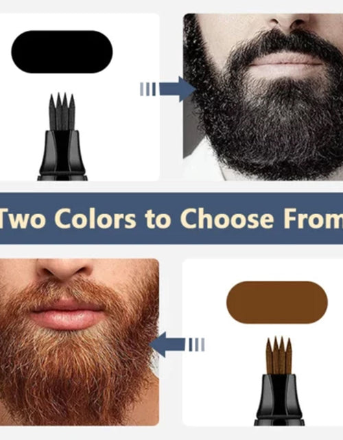 Load image into Gallery viewer, Beard Filler Pen, Detachable And Easy-To-Use Filler Pens Make It Easy To Create A Bushy Beard Hairline
