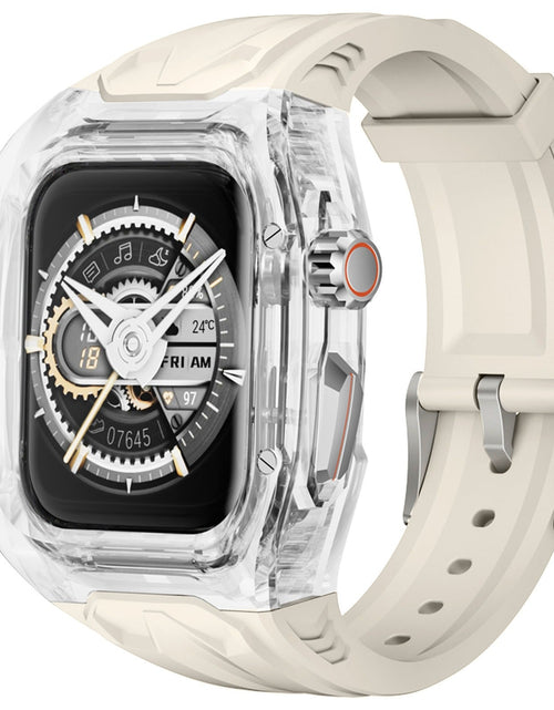 Load image into Gallery viewer, Suitable for Apple Watch triple proof design splicing high-quality silicone strap
