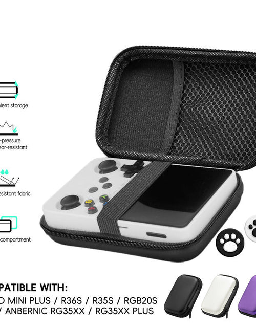Load image into Gallery viewer, EVA hard shell bag suitable for R35S/R36S handheld game console protection bag video game console accessory storage bag
