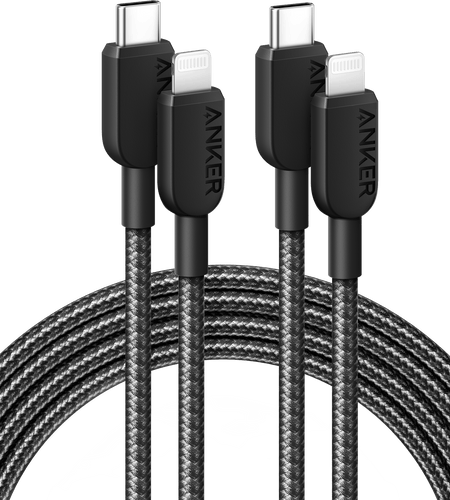 Anker <b>310</b> USB-C to Lightning Cable (6 ft, 2-Pack)