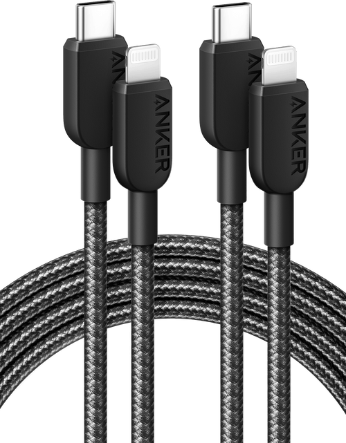 Load image into Gallery viewer, Anker <b>310</b> USB-C to Lightning Cable (6 ft, 2-Pack)
