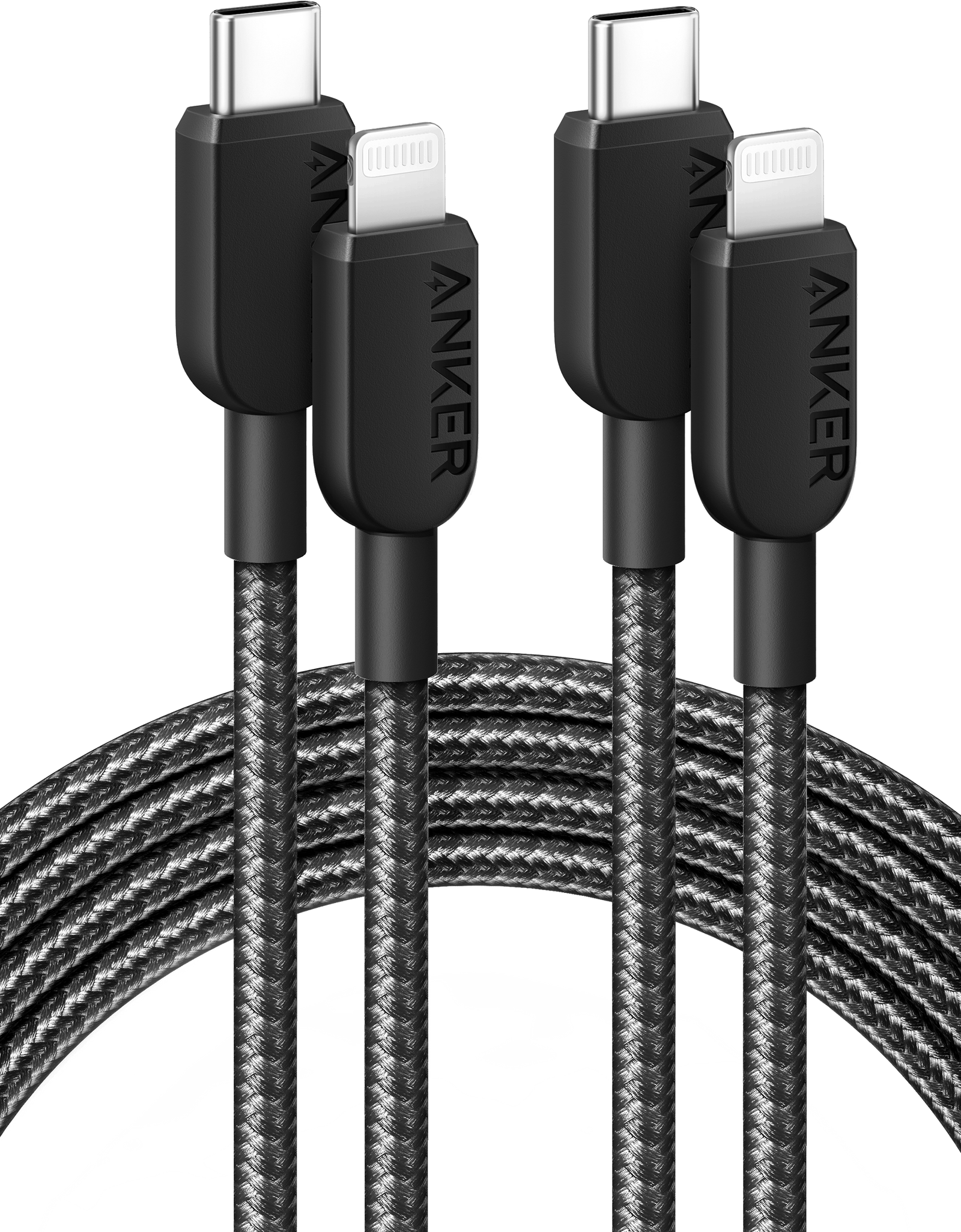 Anker <b>310</b> USB-C to Lightning Cable (6 ft, 2-Pack)