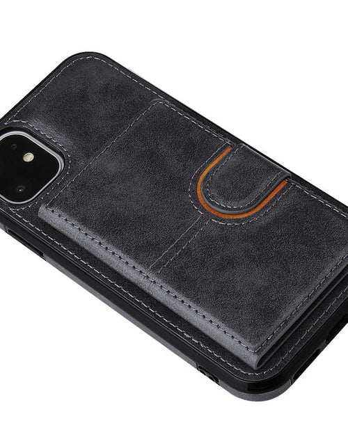 Load image into Gallery viewer, Suitable for iPhone 13 wallet phone case, iPhone 13 Promax card insertion leather case, Apple 11 anti drop phone case
