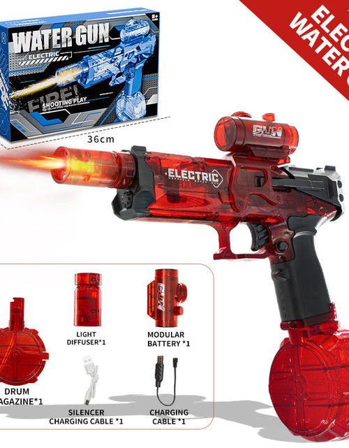 Load image into Gallery viewer, New Electric Automatic Water Gun With light Sprays Water Continuously High-pressure High-speed Powerful Ice Blast Water Gun Toys
